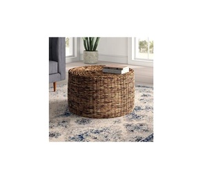 Manteles individuales de ratán básicos hechos a mano para mesa, manteles individuales redondos, decoración de ratán para cocina, comedor, ajuste ocasional para el hogar - Product Image 1