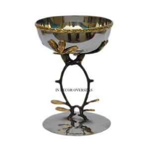 Quemador Bakhoor de incienso de Metal de diseñador único chapado en oro de alta calidad recubierto de polvo de Color negro de 3 compartimentos al precio más bajo - Product Image 5