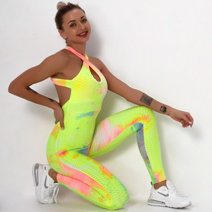Conjuntos de entrenamiento para mujer hechos a medida 100% monos de Yoga Sexy con estampado de unicornio de alta calidad, pantalones cortos informales XS para gimnasio incluidos - Product Image 2