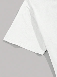 เสื้อยืดพิมพ์ลายวินเทจซักกรด/ซักแล้วทำจากผ้าฝ้ายเนื้อนุ่ม100% จากปากีสถาน - Product Image 3