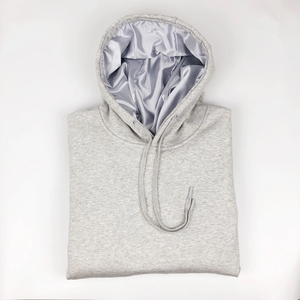 Sudadera con Capucha de Seda para Hombre, de Alta Calidad, con Forro de Satén, Estilo Holgado, Personalizable, Venta al Por Mayor 2025 - Product Image 1