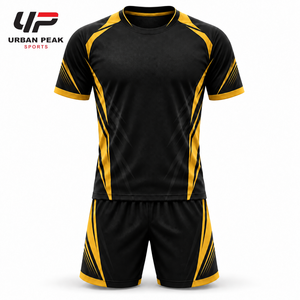 Uniforme de Equipo de Fútbol que Combina Tela Moderna de Alto Rendimiento, Comodidad, Movilidad y Construcción Duradera para Entrenamiento y Partidos - Product Image 1