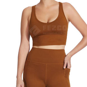 Respirant femmes dos croisé soutien élevé OEM Service Yoga soutien-gorge de sport en gros femmes Fitness soutien-gorge de sport - Product Image 5