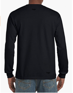 Camiseta clásica estándar para hombre, Camiseta 100% de algodón, entrega rápida, venta al por mayor - Product Image 3