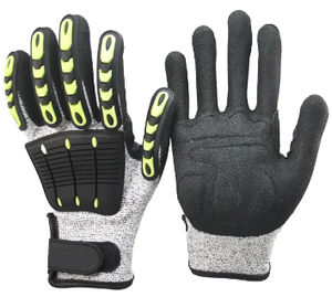 Gants de sécurité TPR robustes résistants aux chocs et anti-coupure pour la mécanique industrielle et la construction - Product Image 5
