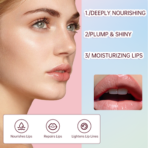 JOJO DIAY ลิปออยล์บำรุงริมฝีปาก 3 ชิ้น/ชุด น้ำผึ้ง ลิปกลอส บำรุงริมฝีปาก แต่งหน้า ลิปบาล์มน่ารัก ออ<span class=keywords><strong>ร์</strong></span>แกนิคจากธรรมชาติ ช่วยให้ริมฝีปากอวบอิ่ม - Product Image 3