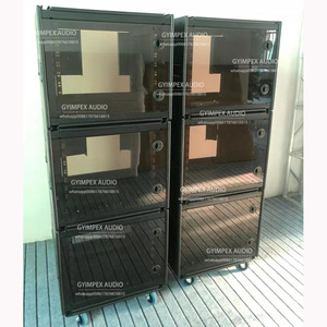 Tủ đựng thiết bị 12U tùy chỉnh, chất lượng chuyên nghiệp, kiểu kéo ngăn, làm bằng gỗ dán, có bánh xe, dùng cho vận chuyển và lưu trữ - Product Image 6