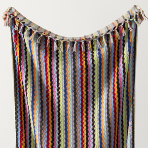 Toalla turca hecha a mano Multicolor pompón de lujo modelo Baño y juego de tamaños de mano Hammam Hamam. - Product Image 4
