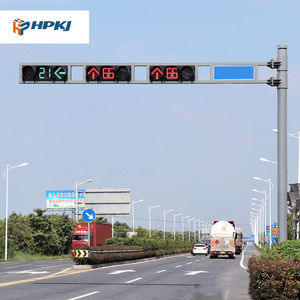 Poteau de signalisation routière de 6 m en acier galvanisé pour extérieur, caméra de surveillance CCTV, éclairage LED pour route, jardin et rue - Product Image 6