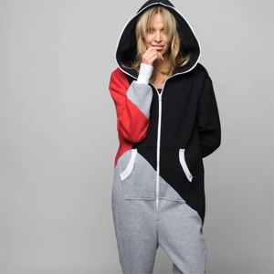 Onesie polaire luxueuse et confortable pour femme-Parfait pour se prélasser et porter la nuit-Tissu de haute qualité - Product Image 1