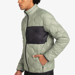 Custom Men's Lightweight Packable Puffer Jackets Waterproof Hooded Jackets Outdoor Men Winter Adventure Jackets OEM Service - Product Image 5