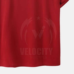 เสื้อยืดสำหรับผู้ชายผ้าโพลีเอสเตอร์/ คอตตอนสีพื้นทรงสลิมฟิตใส่สบายผลิตจากปากีสถาน - Product Image 5