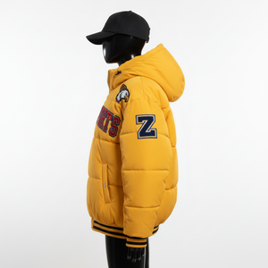 Veste matelassée oversize pour femmes, tissu en polyester de qualité supérieure, chaude, matelassée, logo brodé personnalisé, vêtements d'hiver, veste matelassée pour femmes - Product Image 3