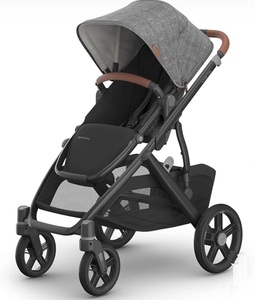 MEILLEURE OFFRE Système de poussette pliable Uppababy Vista V3 avec cadre en acier inoxydable, tissu Oxford, capacité de charge 20 kg - Product Image 1