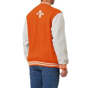 Nouveau Top 100% Polyester Respirant Col Côtelé Varsity Jacket Nouveau Top Vente Logo Personnalisé Veste D'hiver par ATLANTIC - Product Image 2