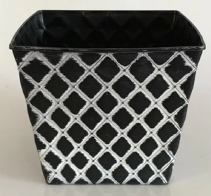 Tasas finas, agujero de drenaje inferior de clase enorme, grande, Rectangular, cuadrado blanco, resistente a grietas, uso en el jardín, maceta - Product Image 4