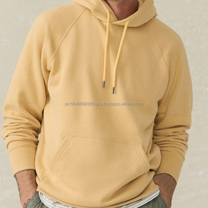 Customized Fleece Hoodie for Men Organic Cotton Hooded Sweatshirts Sustainable Men's Fleece Hoodies Oversized Casual - Product Image 3