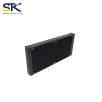 Ventiladores Eléctricos sin Aspas STK Serie LCF240 de 240 mm, 12 V, Refrigeración por Agua Integrada, Portátiles, para Automóviles, Casas Rodantes, Exteriores, Hogares, Hoteles