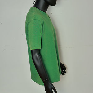 T-shirt personnalisé pour homme, de haute qualité, uni, 3D, épaules tombantes, 100% coton, col épais, t-shirt vierge pour homme - Product Image 5