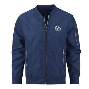 Blouson bombardier homme durable design tendance hiver blouson bombardier homme coupe ajustée à manches longues à vendre - Product Image 1