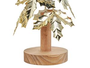 Pieza decorativa de árbol de Navidad de Metal rústico, centro de mesa de vacaciones hecho a mano para mesa de salón, decoración festiva de temporada - Product Image 2