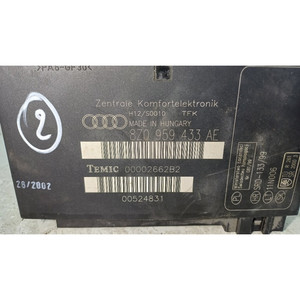แผงควบคุมคอมพิวเตอร์รถยนต์ AUDI A2 ซีรีส์ (8Z0) 8Z0959433AE AMF (00>05) - Product Image 2