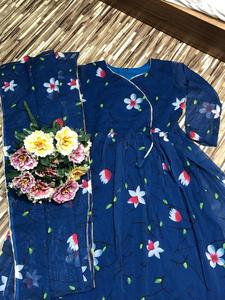 Wholesale Supply Ethnic Clothing & Accessoires Modern Georgette Anarkali Dress for Trendy <b>Cocktail</b> Parties for Export - Product Image 2