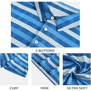 Hommes Performance Golf pour chemise séchage rapide léger respirant toile couleur unie vêtements de sport sport décontracté affaires décontracté - Product Image 4