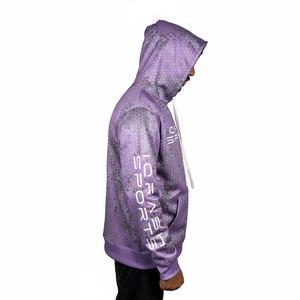 Sweat-shirt à capuche personnalisé avec logo sublimé, 100% coton polyester, manches longues, imprimé, surdimensionné, basiques pour hommes - Product Image 3