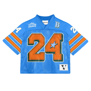 Custom Logo Sports Whosale Oversize Football Street Fashion T-<b>shirt</b> <b>Men</b> Mesh Boxy Soccer Jersey Set <b>Men</b> T <b>Shirts</b> - Product Image 4