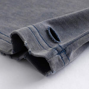 Camiseta lavada con piedra Vintage de gran tamaño personalizada para hombre, camisetas de algodón 100% prelavadas con estampado de nieve Mineral, Camiseta holgada - Product Image 6