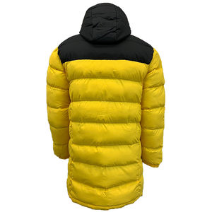 Blouson matelassé 2026 pour homme, conception personnalisée avec logo OEM, manteau long matelassé à capuche pour l'hiver - Product Image 5