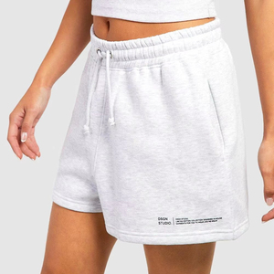 Pantalones cortos de chándal para mujer de alta calidad de nuevo estilo, pantalones cortos transpirables con estampado de logotipo personalizado hechos en Pakistán - Product Image 1