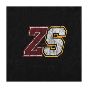 Premium 360 GSM coton polaire sweat doux tissu brossé couleur noire personnalisé Chenille broderie Logo basiques sweats - Product Image 6