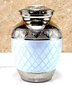 Urna Funeraria Elegante de Aluminio Estilo Americano Ecológica para Cenizas Humanas, Entierro Conmemorativo - Product Image 6