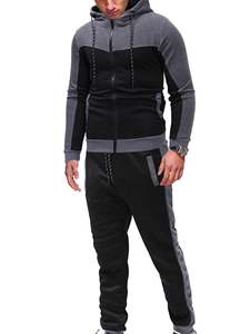 Ensemble de survêtement décontracté pour homme, haut de gamme, manches longues, pour course à pied, Jogging, personnalisé, offre spéciale - Product Image 5