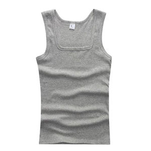Nuevo Verano de talla grande ropa de hombre camisetas sin mangas negro blanco gris camisetas sin mangas Fitness hombres chaleco Casual culturismo chaleco nuevo - Product Image 1