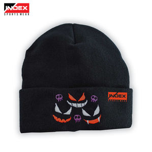 Custom Printed Thick Knitted Winter Beanie Soft Stretch Cap for Men and Women with 3D Embroidery Casual Scene Applicable - Product Image 6