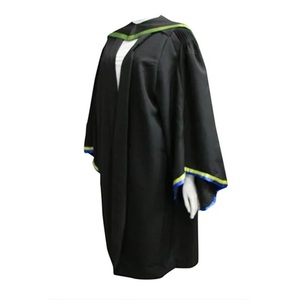 Túnica de Graduación Académica al por Mayor, Bata de Estudiante con Birrete y Borla, Proveedor de Ropa Formal de Graduación Duradera - Product Image 4