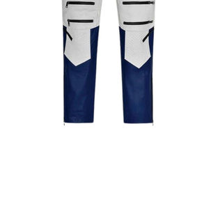 Pantalones Casuales de Hombre de Lona y Cuero Genuino de Alta Calidad, Ligeros, Impermeables, Transpirables, con Cintura Elástica, Colores y Tallas Personalizables - Product Image 5