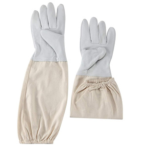 Guantes de apicultura de talla XL de alta calidad, cómodos guantes de seguridad de piel de cabra y goma para apicultores, guantes de soldadura - Product Image 3