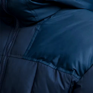Veste matelassée d'extérieur pour homme imprimée sur mesure OEM manteaux d'hiver chauds pour hommes veste matelassée bleue pour homme - Product Image 6