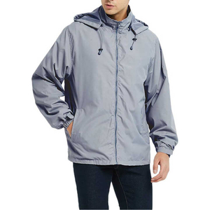 Spring Men Women Lightweight Windproof Stand Collar Woven Quick Dry Sport Running Outdoor Hiking <b>Hooded</b> Waterproof <b>Zip</b> Unisex - Product Image 5