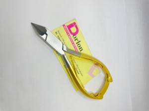 กรรไกรตัดเล็บแบบตรงด้านข้างชุบทองครึ่งชิ้นสำหรับเล็บหนาที่ตัดเล็บ - Product Image 4