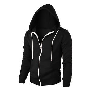 Sudadera con Capucha y Cremallera para Hombre, 100% Algodón, Estilo Urbano Moderno, Fabricante OEM ODM, Se Acepta MOQ, Impresión de Logotipo Personalizado al por Mayor - Product Image 2