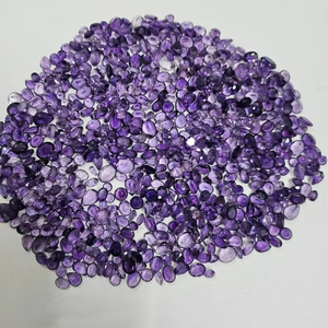 Cabochon de Quartz améthyste violet naturel de haute qualité petite pierre précieuse en vrac pour les bijoux pour créer des pièces uniques - Product Image 2