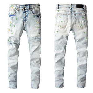 OEM Nuevo Estilo de Diseño de Moda de Jeans Pakistan Fabricante de Moda Slim Fit Custom Jeans Pantalones Hombres Jeans - Product Image 3