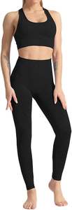 Conjunto de sujetador deportivo y mallas, ropa de entrenamiento para mujer, ropa de gimnasio, conjunto de Yoga Atlético - Product Image 2