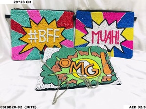 Chất lượng yên tâm banjara Boho đính cườm túi buổi tối cho phụ nữ thiết kế bộ sưu tập Sản xuất tại Ấn Độ giá bán buôn xuất khẩu - Product Image 2