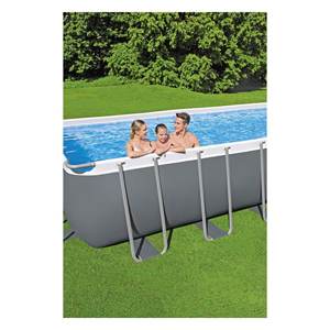 Piscine Bestway avec pompe à sable (956x488x132cm) 56623 5 pour 8-10 personnes POWER STEEL Gris 56623 5 pour propriétaires de piscines - Product Image 5
